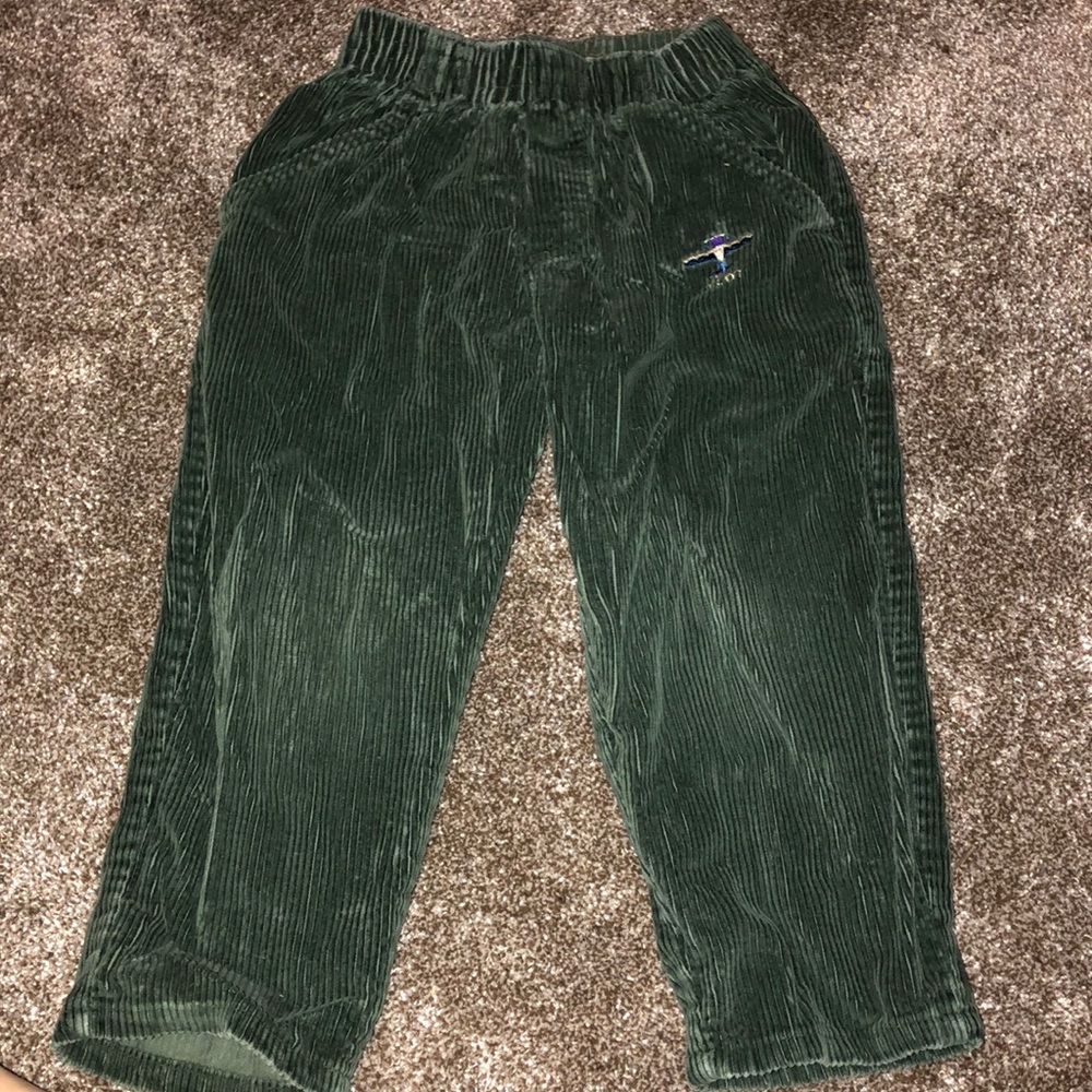 Green kid’s pants